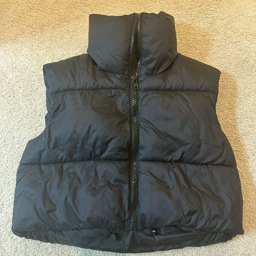 Black Puffer Vest